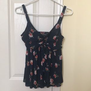 Lot of 2 Express Floral Tank Tops